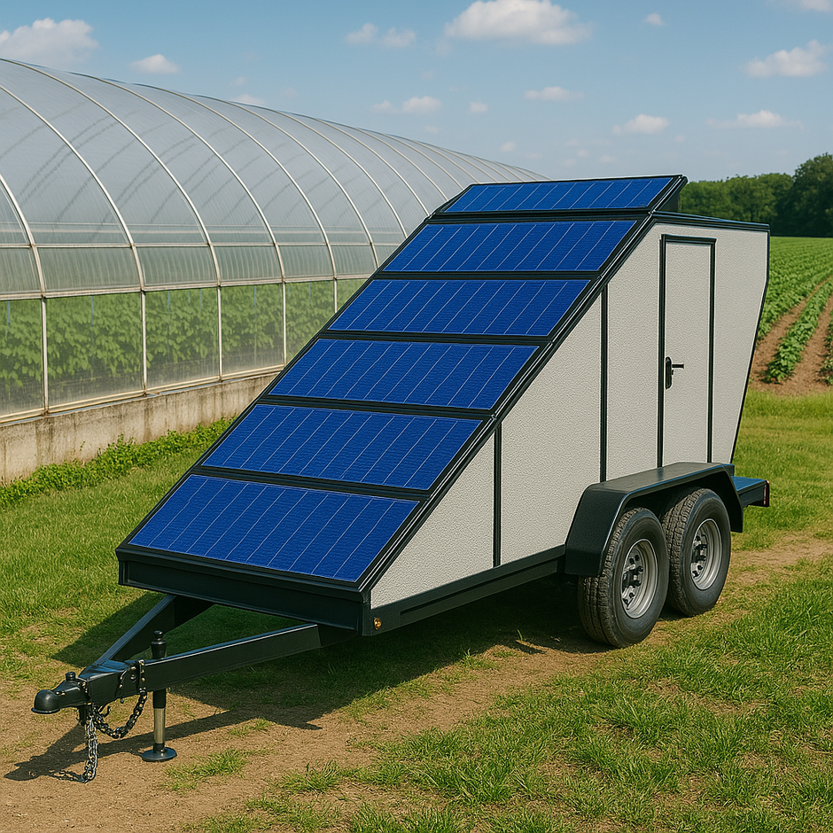 Farming and mining power high power source solar and gas power supply